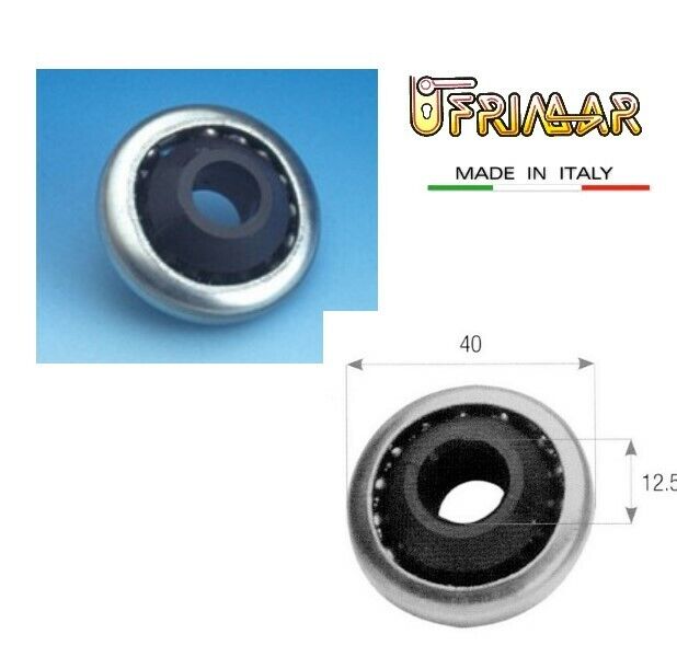 Cuscinetto per avvolgibili quadro a sfera per supporto a legno - mm.35x45h.  - foro ø mm.12