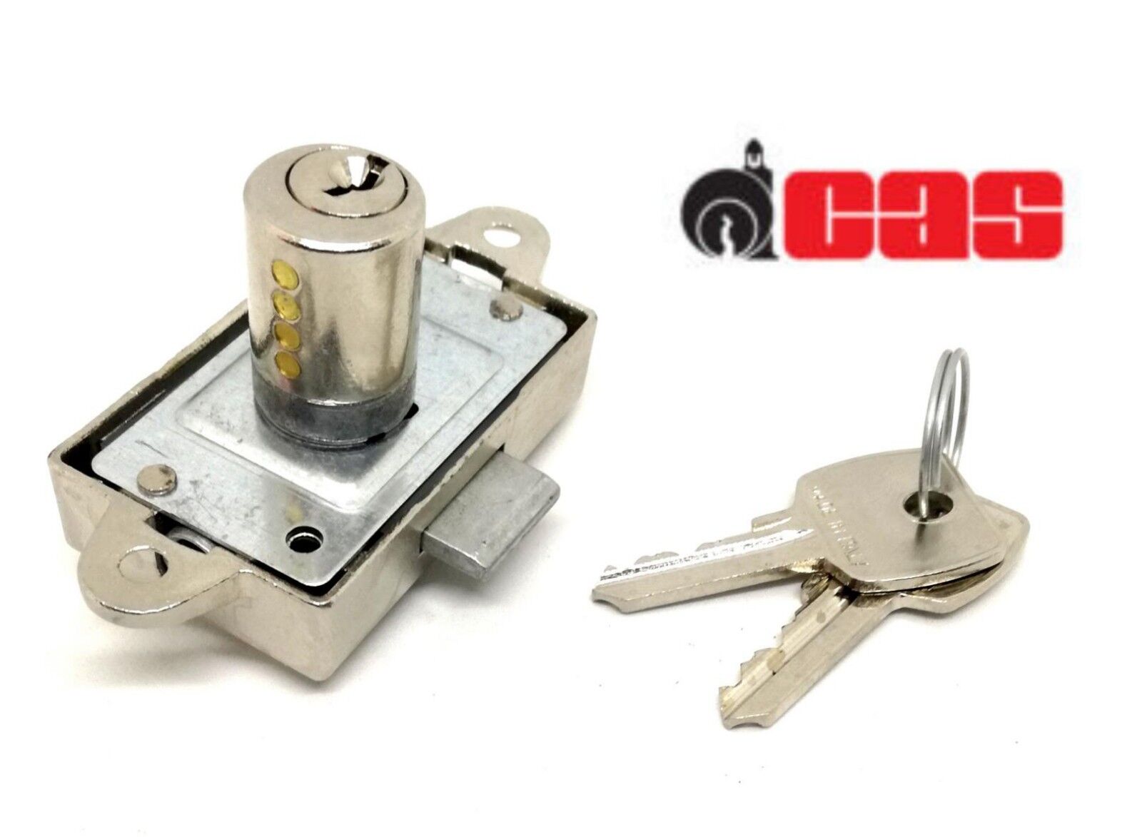 Serratura per armadio CAS 223C Aste Rotanti cilindro H.mm.25 marchio Tecno  Lock