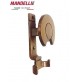 APPENDIABITI A MURO MANDELLI MADE IN ITALY  - SERIE CLASSICA - OTTONE BRONZATO