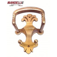 APPENDIABITI PARETE MANDELLI MADE IN ITALY  -  EPOCA - OTTONE BRONZATO VINTAGE