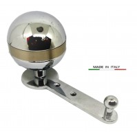 APPENDIABITO A MURO MADE IN ITALY CROMO LUCIDO E INSERTO SATINATO 2 POSTI 