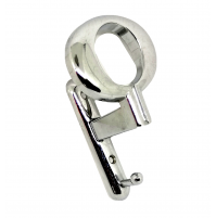 APPENDIABITO A MURO MANDELLI MADE IN ITALY CROMO LUCIDO 2 POSTI SERIE LUSSO