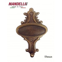 APPENDIABITO A MURO MANDELLI MADE IN ITALY  - STILE CLASSICO - OTTONE BRONZATO