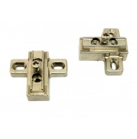 BASE PER CERNIERA SALICE B2S3B69 H. mm.6 TIPO A CROCE ASIMMETRICA