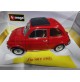 Burago BBurago Auto Fiat 500F rossa 1965 1/18 18-12020 Gold Italian Design