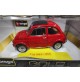 Burago BBurago Auto Fiat 500F rossa 1965 1/18 18-12020 Gold Italian Design