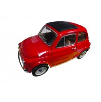 Burago BBurago Auto Fiat 500F rossa 1965 1/18 18-12020 Gold Italian Design