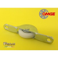 CARRELLO ANTE SCORREVOLI OMGE 1333 RUOTA DERLIN D.mm.18 CUSCINETTO ACCIAIO 