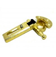 CERNIERA ANSELMI 255 PER ANTE CON BATTUTA FORO mm.27x13 DORATA CERNIERA IN STILE