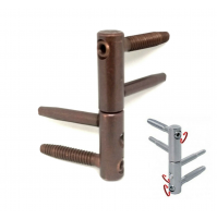 CERNIERA ANUBA PER PORTE IN LEGNO D.14 REGOLABILE E01150 AGB RIDOTTA E011501402