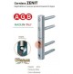 CERNIERA ANUBA PER PORTE IN LEGNO D.20 REGOLABILE AGB ZENIT E021502015 ZINCATO