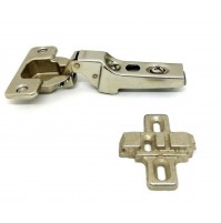 CERNIERA BLUM CLIP PER ANTA LEGNO A BATTUTA FORO 35 A SCATTO CON BASETTA 