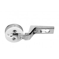 CERNIERA PER VETRO CONFALONIERI UCG 1031 FORO D.mm.29,5 CF01031 CROMO LUCIDO