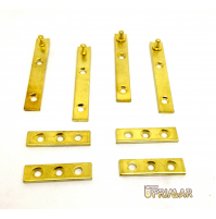 CERNIERA PERNO ARMADIO KIT COMPLETO PER 2 ANTE CARDINI PER ANTA MOBILE mm.70