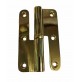 CERNIERA POMELLA IN ZAMA OTTONATA 100x65 PER PORTE IN LEGNO DX/SX ORO LUCIDO
