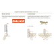 CERNIERA SALICE BB2 BBE CBA2AC9 Angolo 110° X ANTE SAGOMATE ANTA CUCINA MOBILE