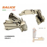  CERNIERA SALICE C2AFA99 Angolo 165° COLLO MM.0 A SORMONTO ANTA CUCINA MOBILE