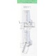 CERNIERA SYSTEM HOLZ SH 362310 PER ANTA LEGNO BRACCIO MEDIO FORO 35 SENZA SCATTO