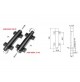 CHIUSURA SPAGNOLETTA AGB VERTICALE H009012193 SINISTRA INVERTITORE SPAGNOLETTA