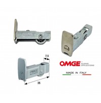 Carrello per ante vetrine scorrevoli OMGE 46450000 CUSCINETTO ACCIAIO D.mm.11