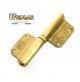 Cerniera per porte legno MM.100X65 Ottone satinato Cerniera a bandiera art.115