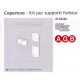 Copertura Cerniera Supporto Anta Ribalta AGB A200290116 Destra Nikel Opaco 