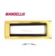 Coprinterruttore Placca Mandelli art.131 Oro Gold  6 posti Living Bticino