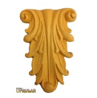 FREGIO PASTA LEGNO PER MOBILI E PORTE mm.100x70 ART.268 GIUSTI FINITURA GREZZA