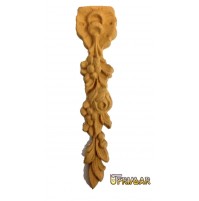 FREGIO PASTA LEGNO PER MOBILI E PORTE mm.165x42 ART.321 GIUSTI FINITURA GREZZA