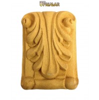 FREGIO PASTA LEGNO PER MOBILI E PORTE mm.83x60 ART.269 GIUSTI FINITURA GREZZA