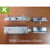 GUARNITURA 0920/3 KOBLENZ PER ANTA INTERNA SCORREVOLE PORTATA KG.50 
