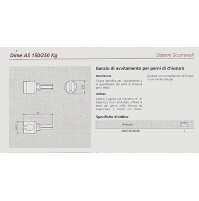 Gancio avvitamento perni di chiusura alzante scorrevole AGB G007460006