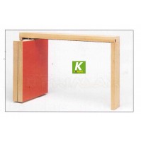 KIT KOBLENZ 0250/5 PER PORTE PIEGHEVOLI A FISARMONICA Dx/Sx cm.80x210 + BINARIO