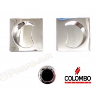 KIT MANIGLIA INCASSO PER PORTE SCORREVOLI COLOMBO ID311 OPEN Q CIECHE CROMO LUC.