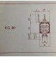 Kit Terno Scorrevoli portata KG.80 con binario cm.165 fissaggio a scomparsa