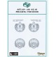 Kit per ante scorrevoli sovrapposte Terno 639 + 640 portata Kg.60  foro 35 Zinc.
