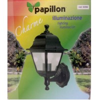 Lanterna da giardino CHARME ALTO Papillon 92579 colore Nero da esterno E27