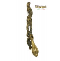 MANIGLIA CLASSICA PENDENTE X MOBILI ANTICHI CON FORO CHIAVE BRONZO ANTICO GIUSTI