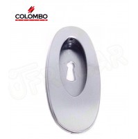 MANIGLIA INCASSO PER PORTE SCORREVOLI COLOMBO CB111CF CROMO SAT. CON FORO CHIAVE