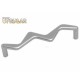 MANIGLIA MOBILE CUCINA BAGNO CAMERETTA INT.mm.128 NIKEL OPACO maniglietta zama