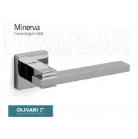 MANIGLIA OLIVARI MINERVA M205RB8 BIO CROMO SATINATO Design FRANCO SARGIANI