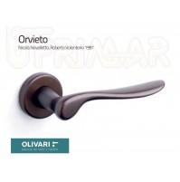 MANIGLIA OLIVARI ORVIETO M170RB8 ANTICATO BRONZO Design NOVELLETTO /VOLONTERIO  