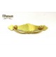 MANIGLIA PER MOBILI ANTICHI Interasse mm.75 OTTONE LUCIDO MANIGLIETTA CLASSICA
