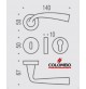 MANIGLIA PER PORTA COLOMBO DESIGN EDO MH11R CROMAT design Makio Hasuike