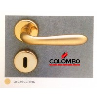 MANIGLIA PER PORTA COLOMBO DESIGN ROBOT CD41R ORO ZECCHINO PER PORTE INTERNE