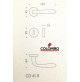 MANIGLIA PER PORTA COLOMBO DESIGN ROBOT CD41R OTTONE LUCIDO PER PORTE INTERNE