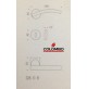 MANIGLIA PER PORTA COLOMBO DESIGN THEO DB11R MERCURIO design DI BLASI 