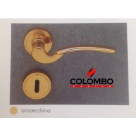 MANIGLIA PER PORTA COLOMBO DESIGN VIENNA CD21R ORO ZECCHINO PER PORTE INTERNE