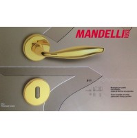 MANIGLIA PER PORTA MANDELLI KU' 911 ORO design Takahide Sano PER PORTE INTERNE