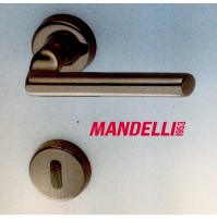 MANIGLIA PER PORTA MANDELLI serie SKATTO 471 NERO per porte interne in legno 